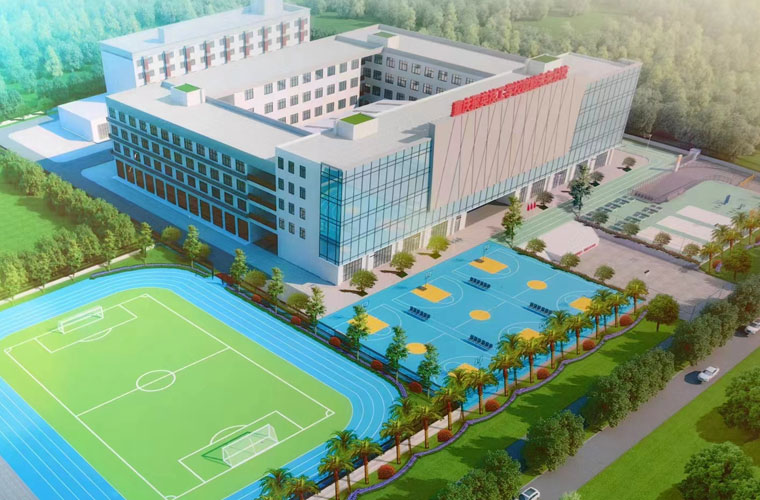 重慶聚英技工學(xué)校沙坪壩分校俯瞰圖